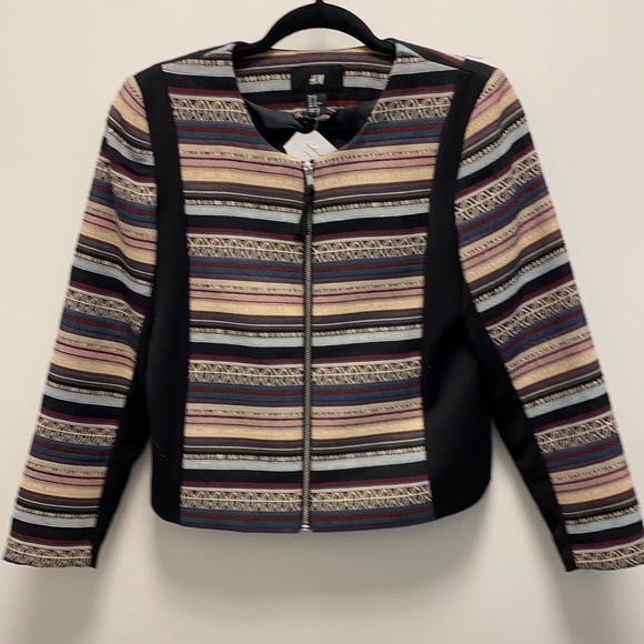 H&M Printed Blazer Jacket, size Medium/10